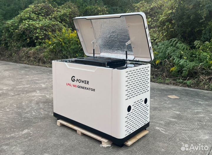 Газовый генератор 15 кВт g-power SL15000SE3 трехфа