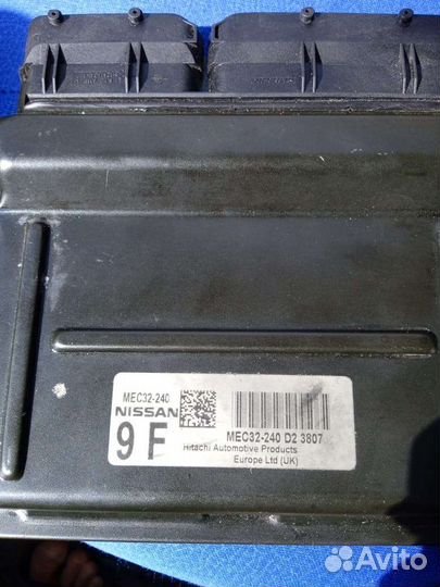 Эбу nissan almera n16