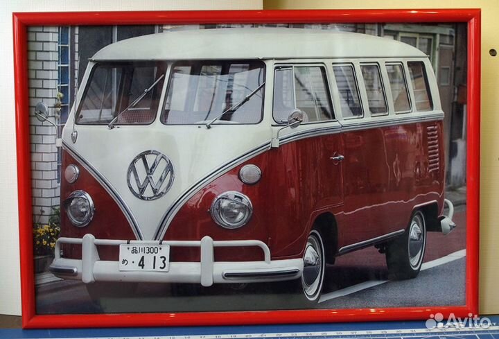Volkswagen картина (фото) в рамке 31х21см
