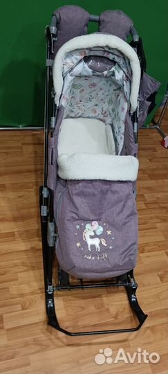 Санки коляска ника 7 8