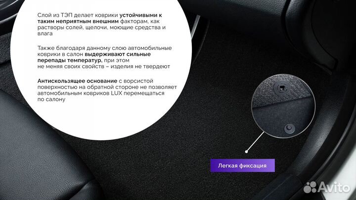 Ворсовые коврики для KIA Sorento II rest 2012-2015