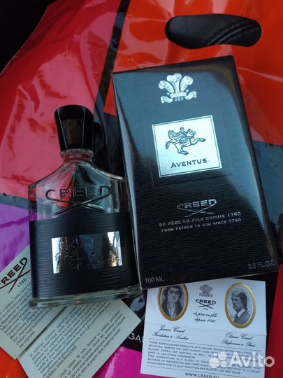 Creed aventus 100ml тестер оригинал