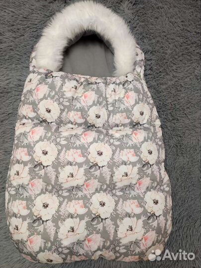 Зимний конверт в коляску