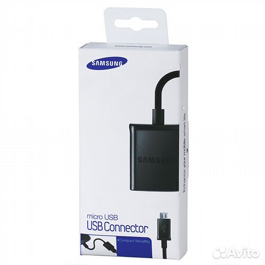 Кабель переходник OTG Samsung micro USB-USB оригин