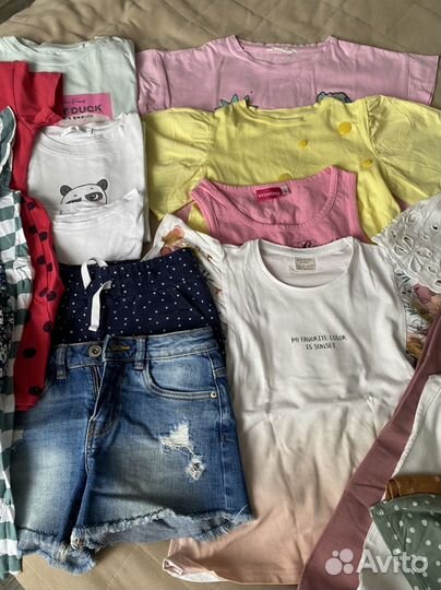 Вещи пакетом на девочку 122-128