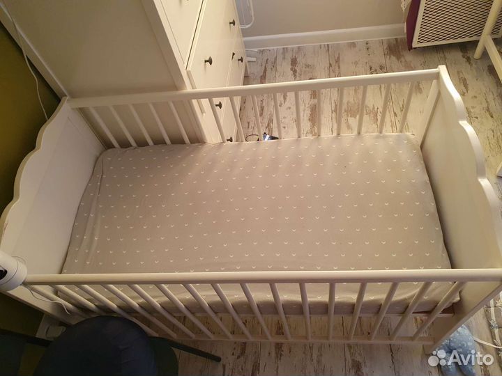 Детская кровать IKEA с матрасом