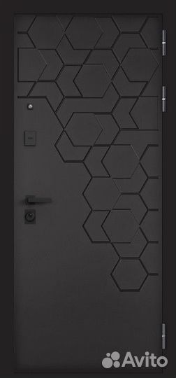 Входные металлические двери с зеркалом