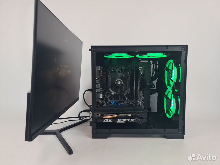 Игровой пк Ryzen 5 5600 c IPS монитором