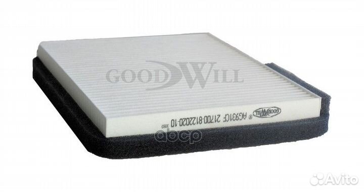 Фильтр салона VAZ 2170 (с конд. Panasonic) AG93