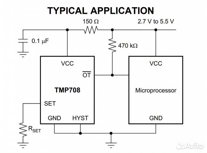 Микросхема TMP708aidbvr