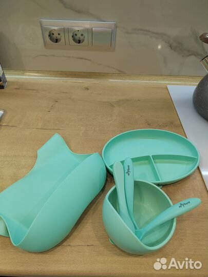 Детская посуда для кормления силиконовая