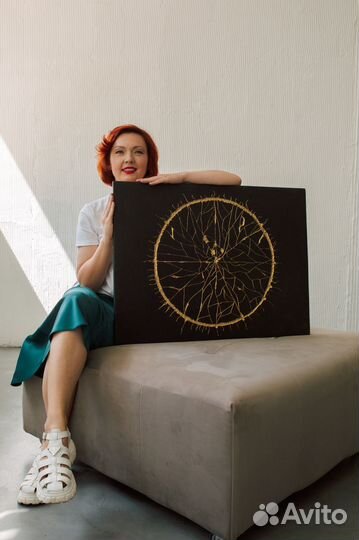 Настенное панно из гипса