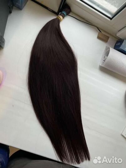 Волосы для наращивания натуральные 60 см