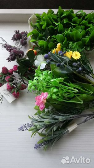 Остатки материалов для флористики