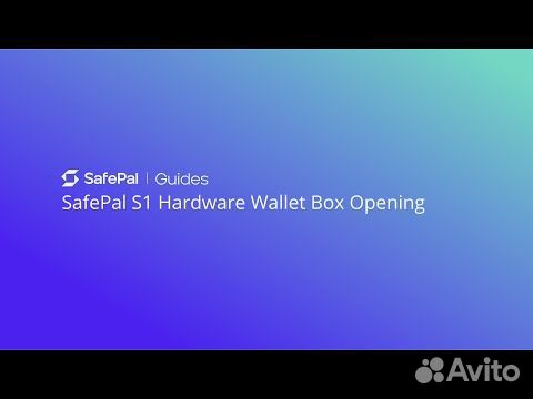Холодный кошелек для криптовалют SafePal S1+Cupher объявление продам