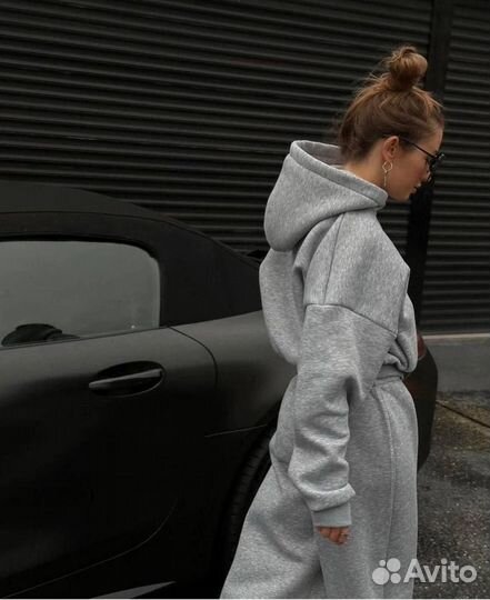 Спортивный костюм на флисе женский теплый