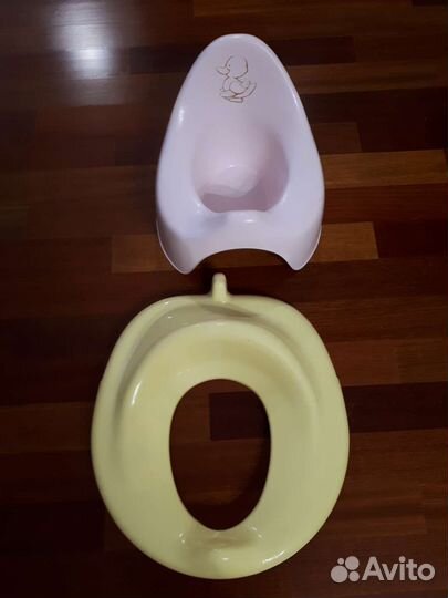 Горшок детский и накладка детская на унитаз