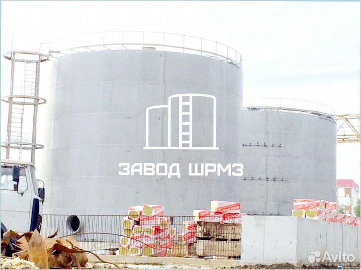 Резервуар вертикальный стальной 700 кубов