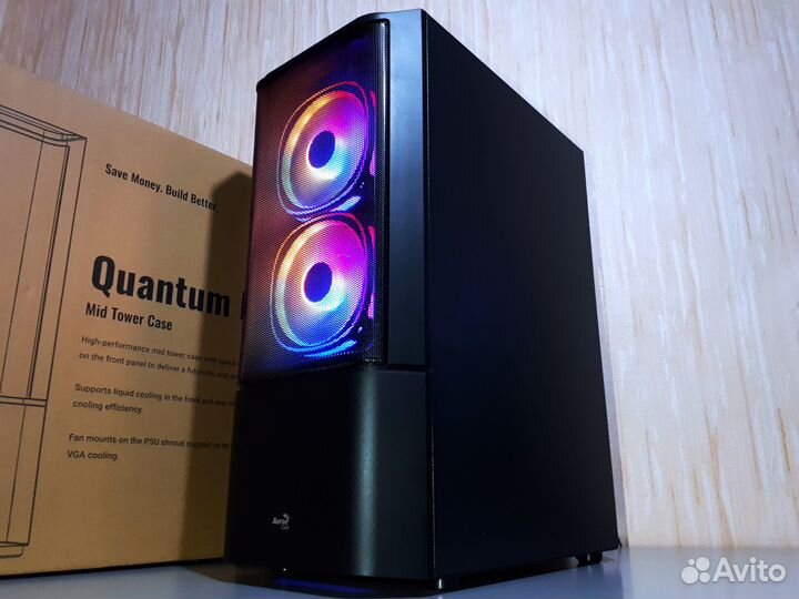 Новый Корпус PC 1St-Gaming Саsе 4xFAN F-RGB mATX