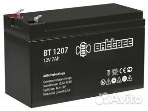 Аккумулятор 12v 7ач