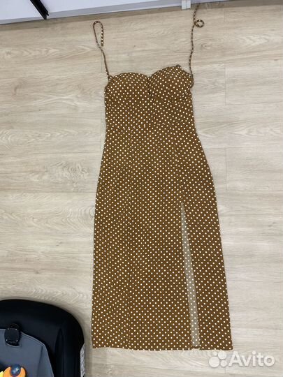 Платье в горошек shein