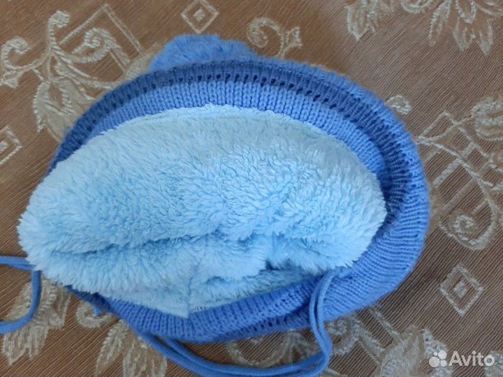 Шапка зимняя и перчатки