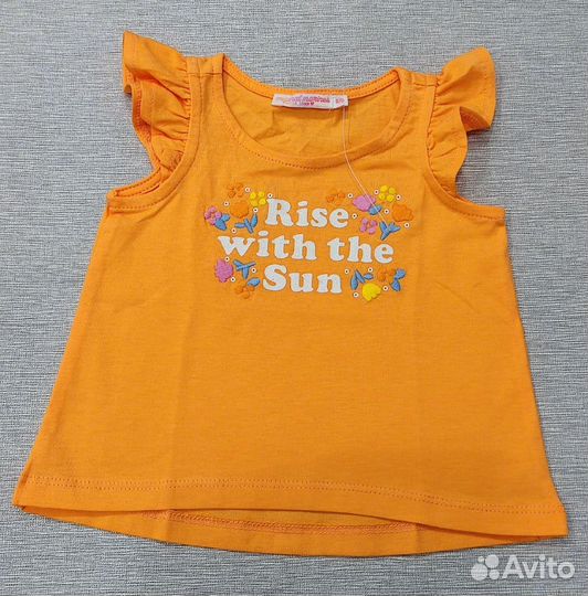 Футболка на девочку 74 см