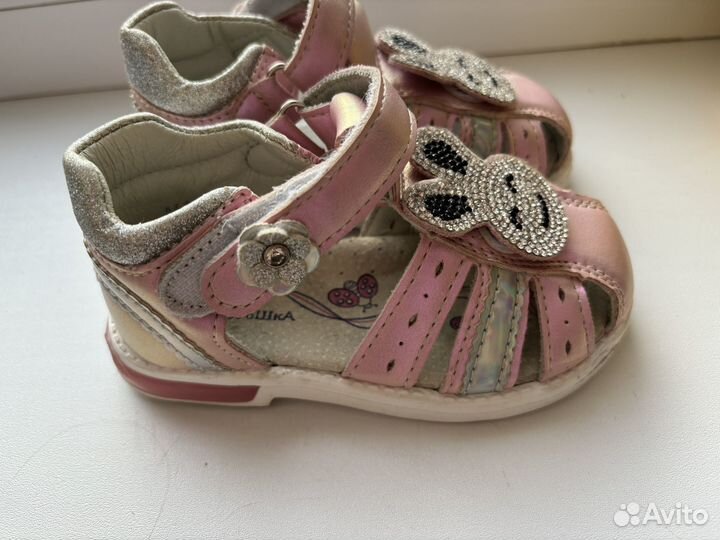 Сандали для девочки 23 размер босоножки
