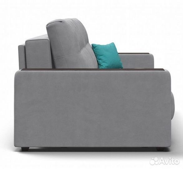 Диван Boss велюр Monolit сталь