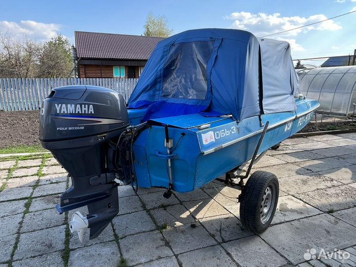 Обь-3 с мотором Yamaha 40