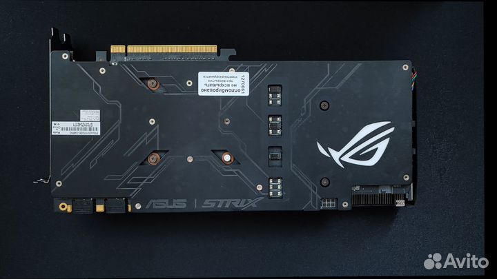 Видеокарта Asus GTX 1070 strix oc 8 gb