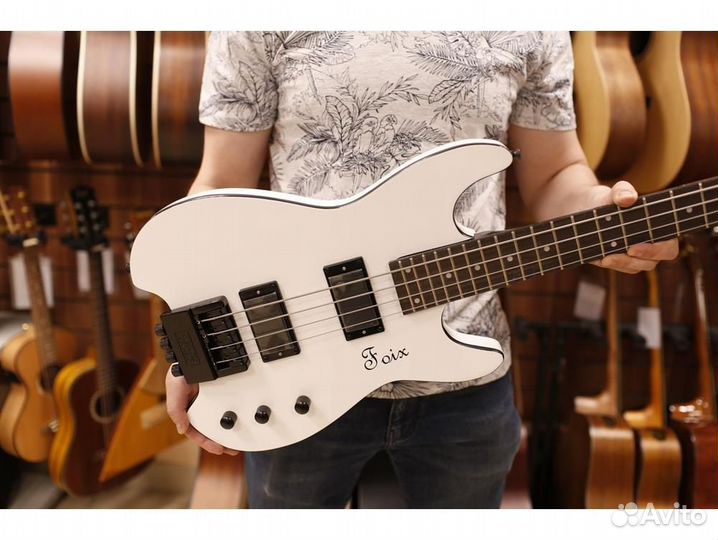 Foix FBG/FBG-KB-09-WH Бас-гитара, без головки гриф