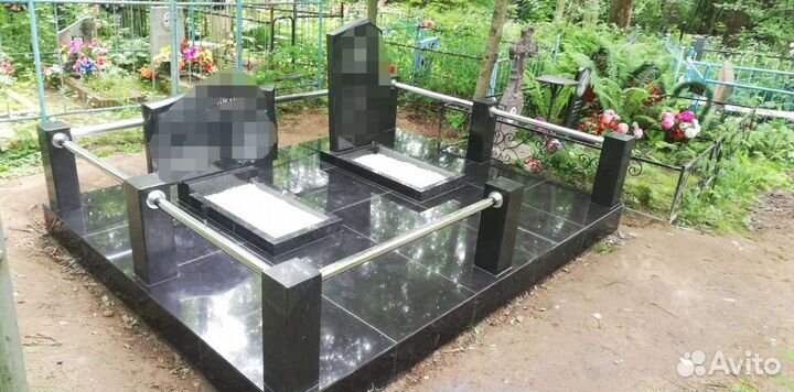 Установка памятников, благоустройство могилок