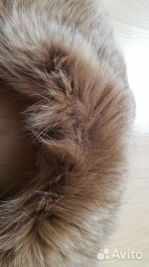 Воротник песцовый натуральный мех