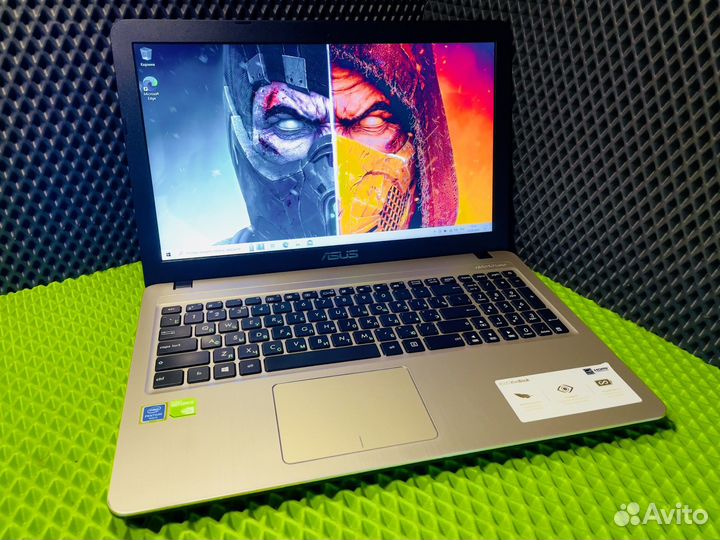 Ноутбук Asus 4Ядра/4Gb/MX110 2Gb