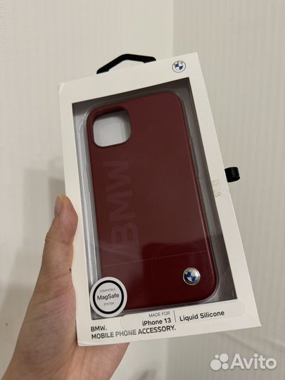 Силиконовый чехол BMW на iPhone 13 оригинал