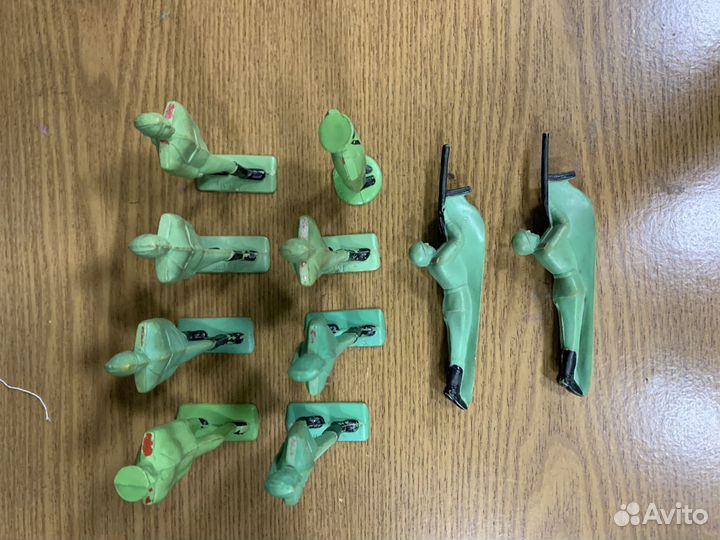 Солдатики Прогресс колкий пластик СССР
