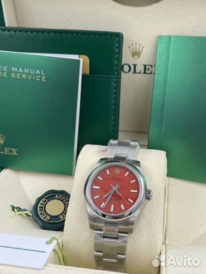 Часы rolex oyster red 31