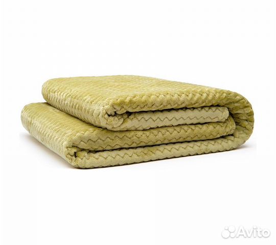 Плед GoodNight Велсофт 150х200, фисташка