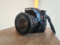 Фотоаппарат sony a65 + объектив 50мм 1.8