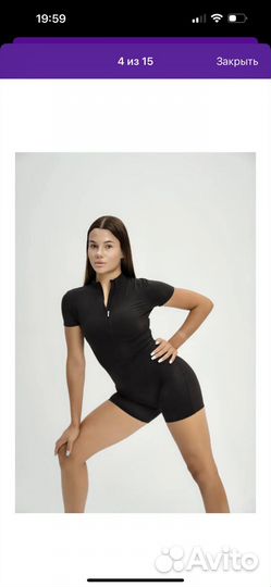 Комбинезон для фитнеса 44