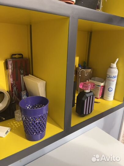 Полка настенная навесная 6 кубов