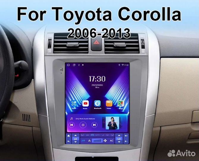 Магнитола Toyota Corolla Tesla Style 2/32 гб