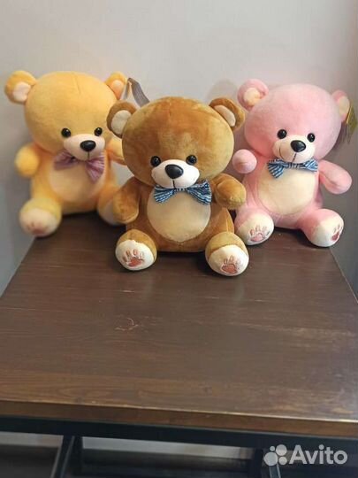 Мягкие игрушки мишка, зайка