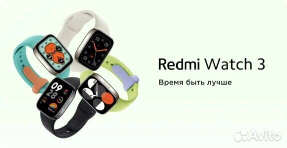 Смарт-часы Xiaomi Redmi Watch 3 черный