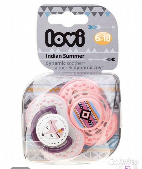 Пустышки lovi 6-18 мес