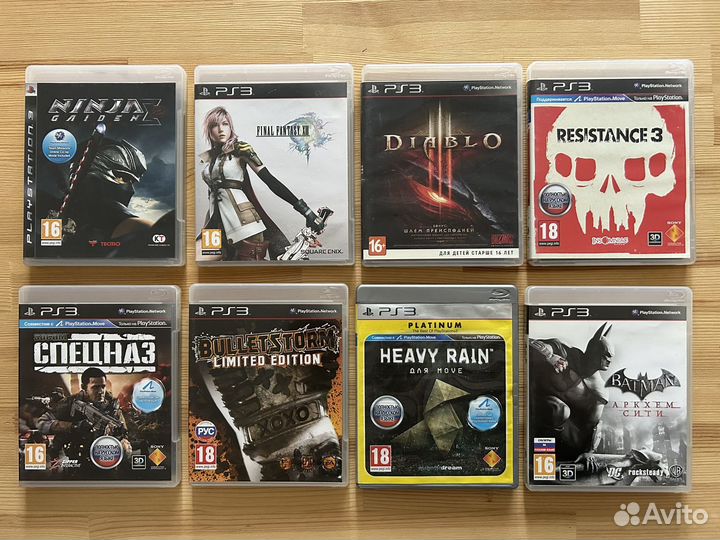 8 игр на ps3