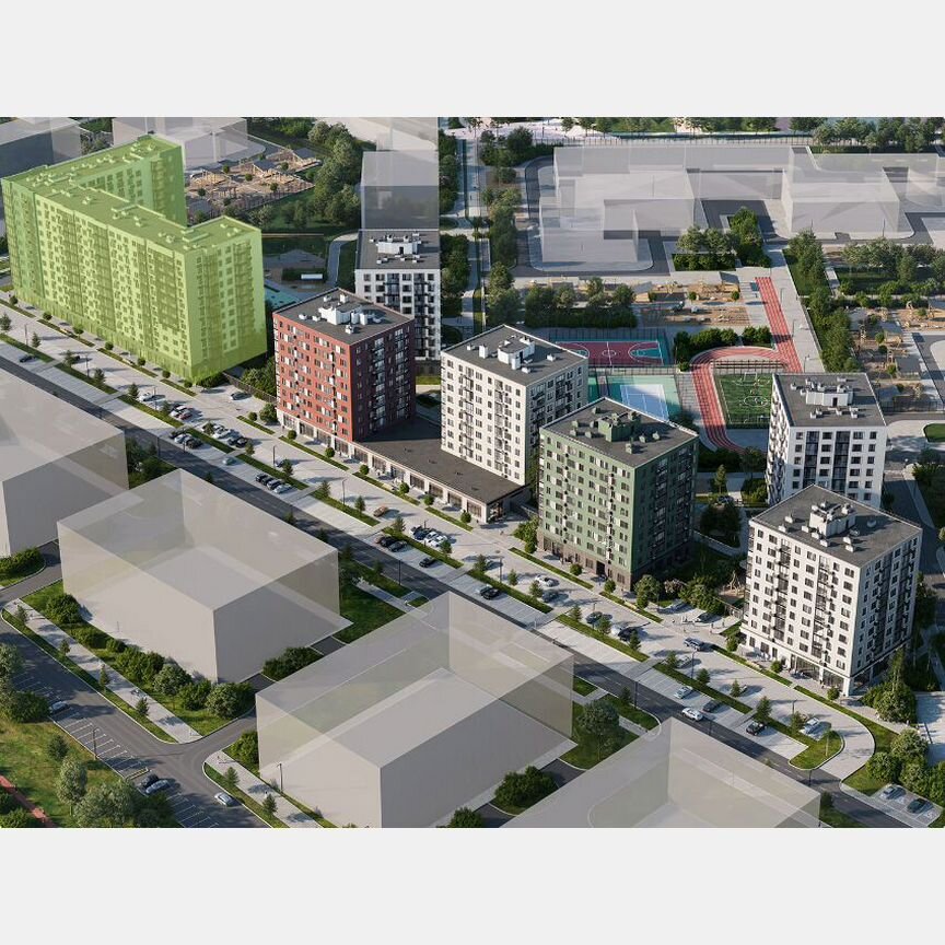 2-к. квартира, 50,3 м², 11/11 эт.