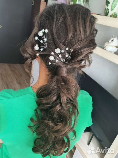 Свадебные и вечерние причёски и косы