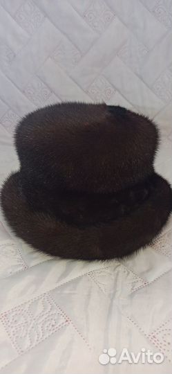 Норковая шапка женская 56-57